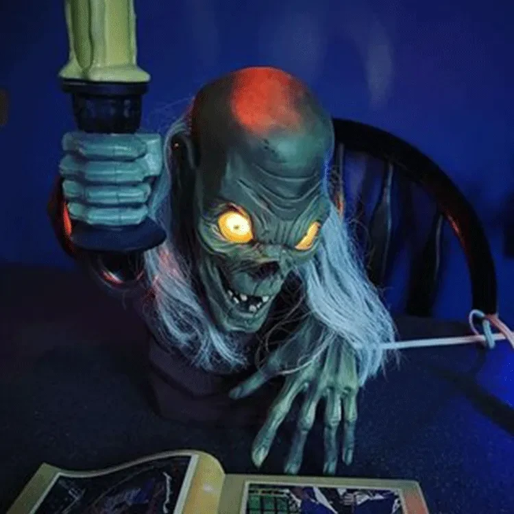 Tales From The Crypt Crypt Keeper With Candlestick Guardian Of Hell Resin Ornaments Home Decor