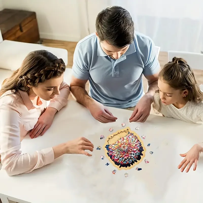 Colourful Flowers Puzzle - Extremely Challenging