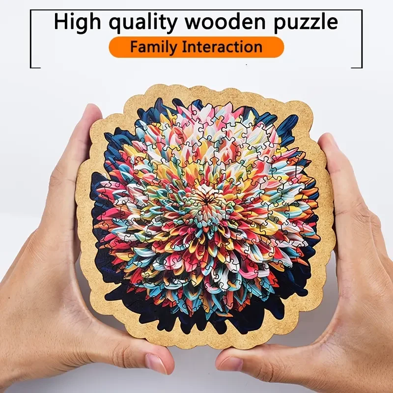 Colourful Flowers Puzzle - Extremely Challenging