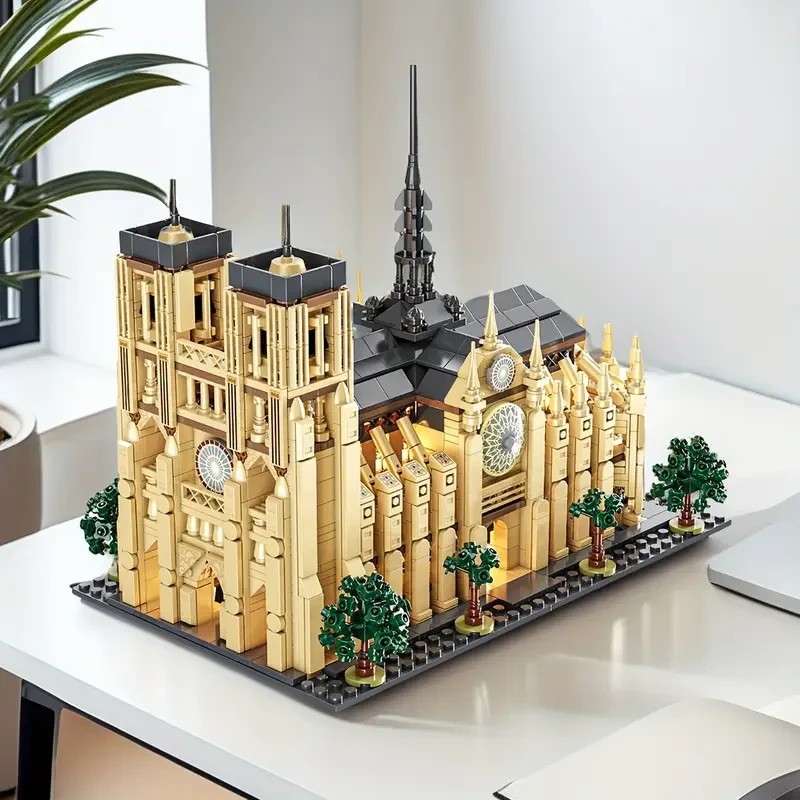 1757pcs World Famous Architecture de Paris Model Building Block