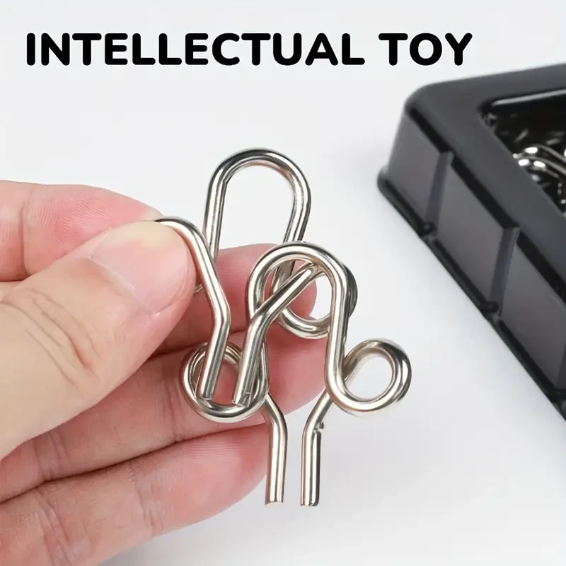 A Set Of 50 Golden Puzzle Rings