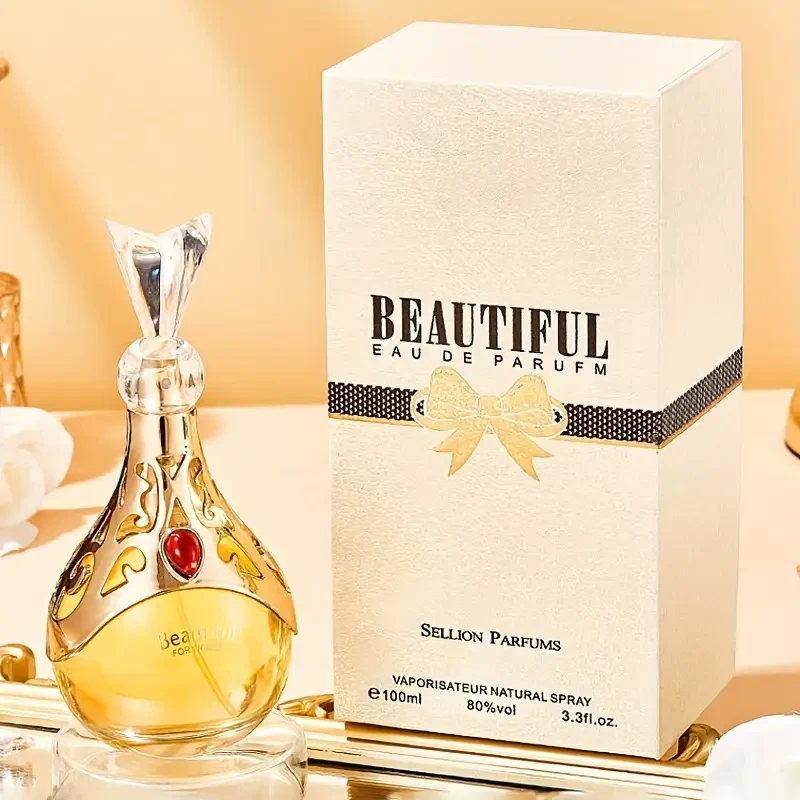 Luxurious Golden-Tone Women's Perfume