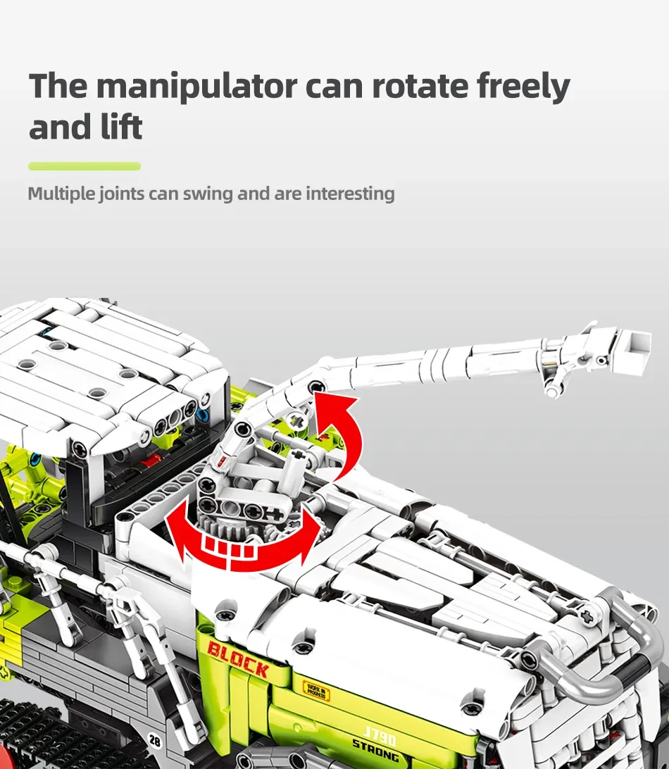 Farm Corn Harvester Puzzle Children's Building Block Toys