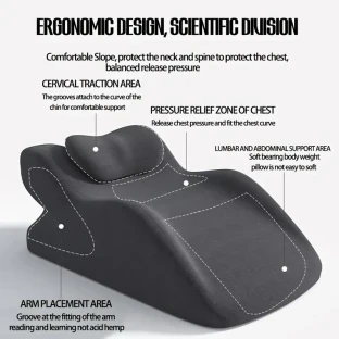 Ergonomic Memory Foam Pillow for All Sleep Positions - Neck & Back Support