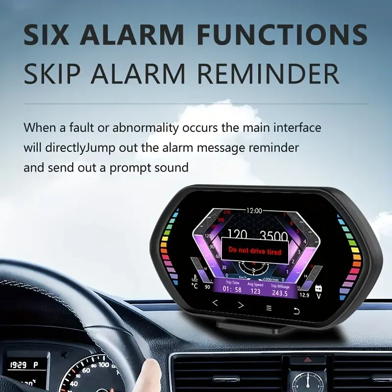 KWHfor UD Universal Car Hfor UD Head Up Display, 11.43cm Multifunction LCD Instrument Cluster