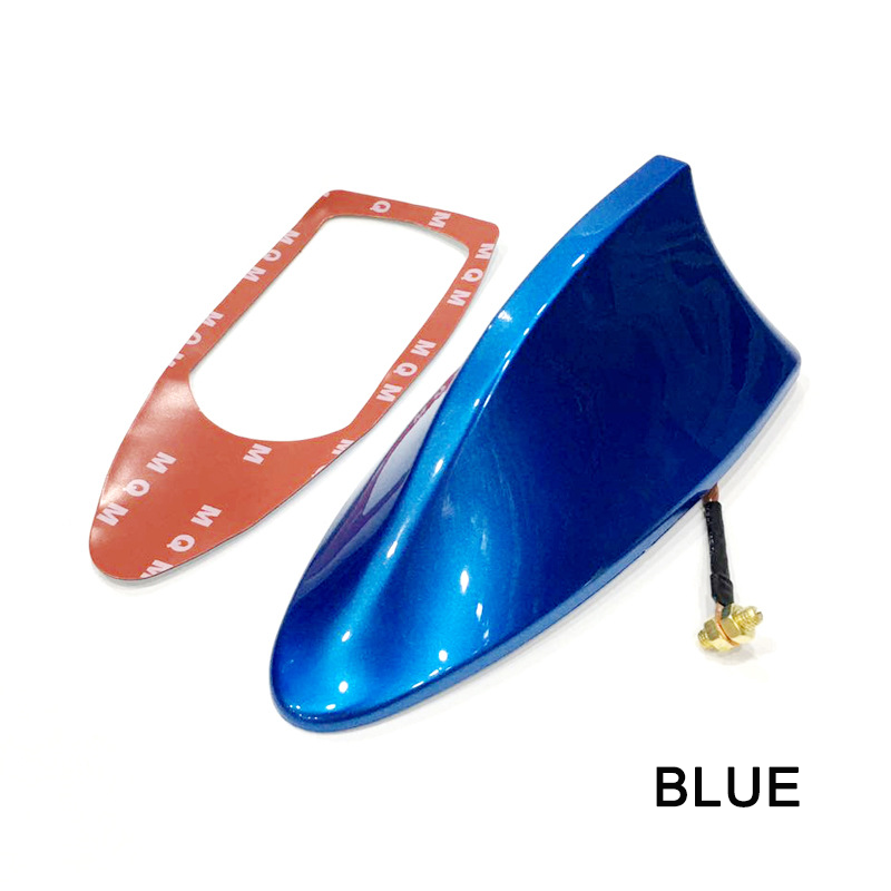 Car Shark Fin Antenna Cover Base Stylish Radio Signal Aerial Replacement for Car Roof