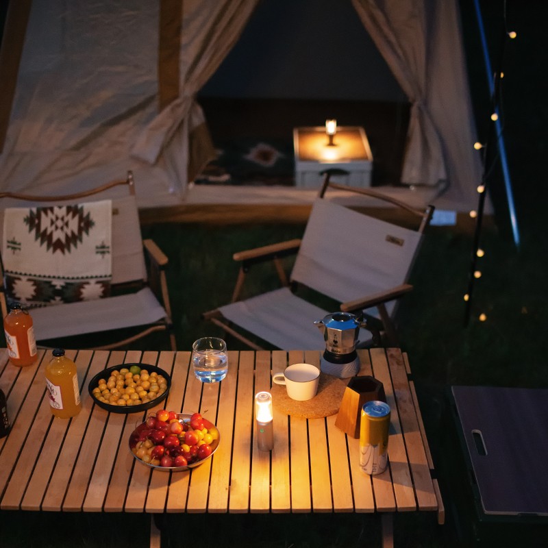 Digital Display Portable Air Compressor with USB Charging & LED Light