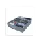 Bamboo charcoal non-woven fabric 12 transparent cover storage shoe box Under the bed folding storage box storage box