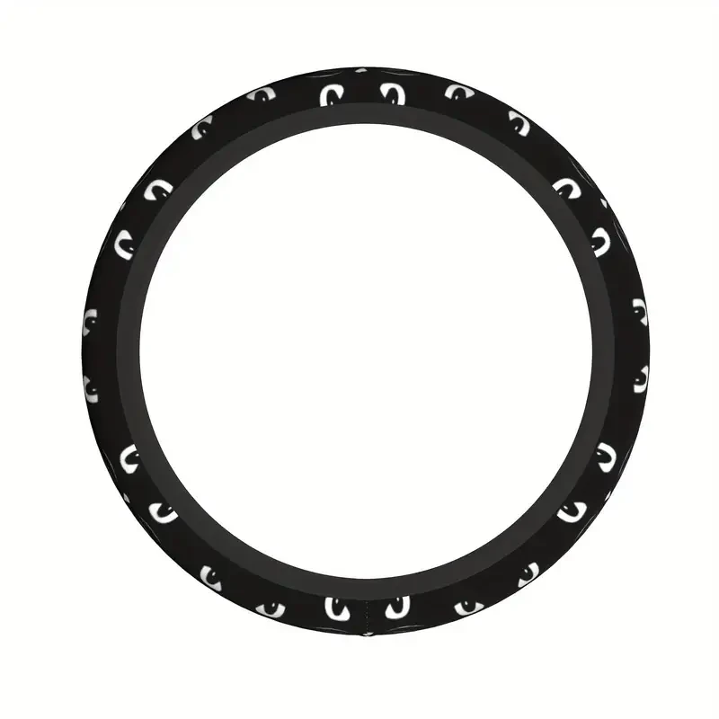 1pc black cat Car Steering Wheel Cover