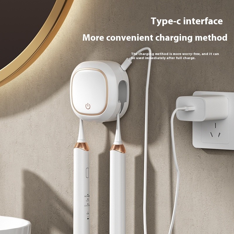 Home Wall Mount Toilet Toothbrush Rack