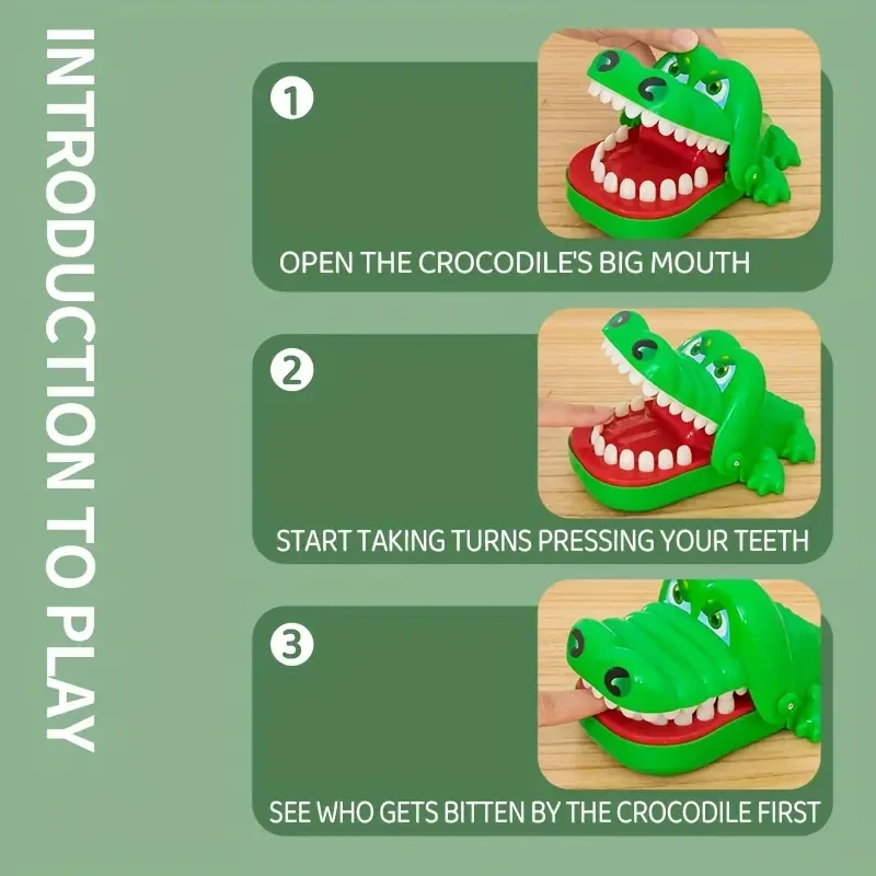 Interactive Crocodile Finger Biting Toy