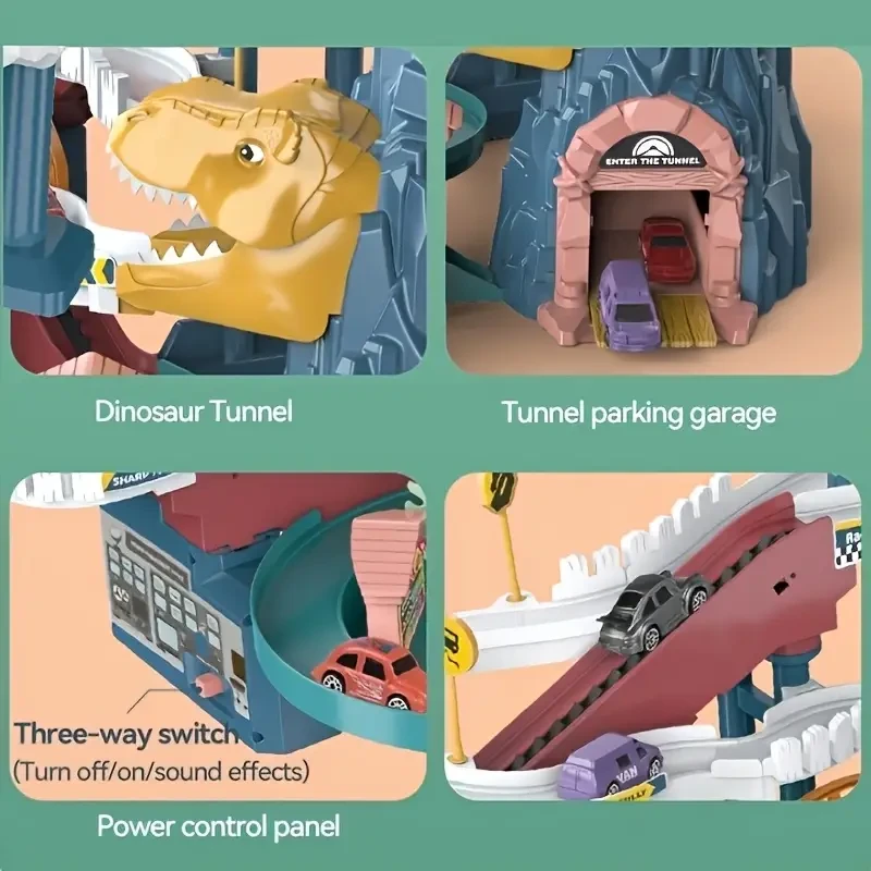 Dinosaur Racing Track Toy Set