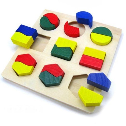 Wisdom Geometric Small Shape Three-dimensional Jigsaw Puzzle