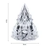Night Light Crystal Mini Christmas Tree Light Flameless LED