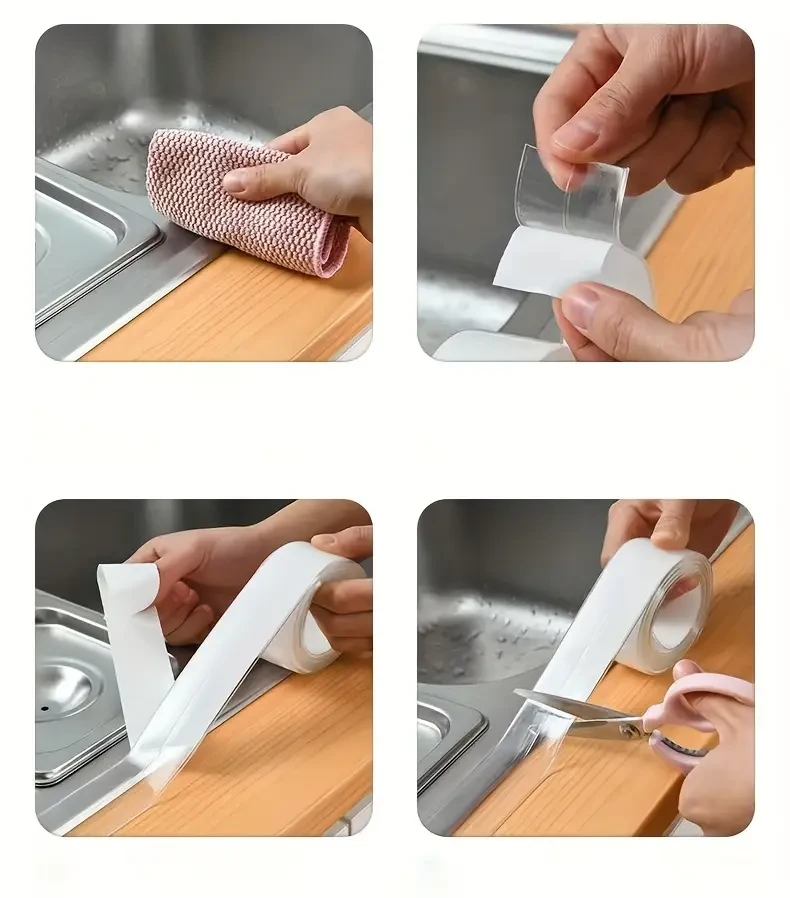 Kitchen and bathroom waterproof and anti-mildew