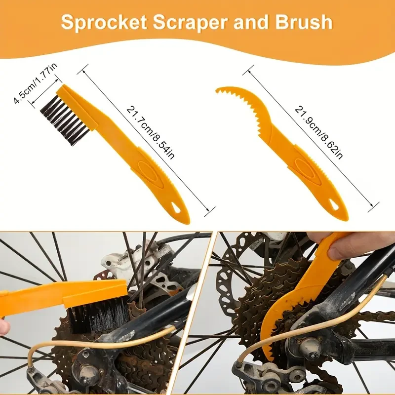 1pc Premium Bicycle Chain Cleaning Kit