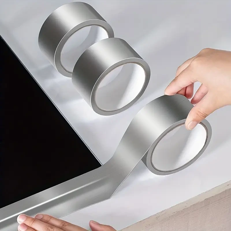 1 Roll - High-Temperature Resistant Aluminum Foil Tape