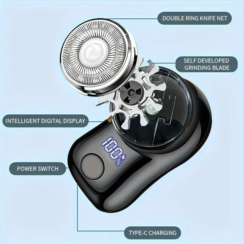Compact & Portable Men's Electric Shaver