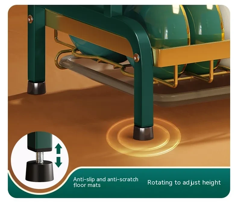 Kitchen Dish Rack Draining Rack Bowl