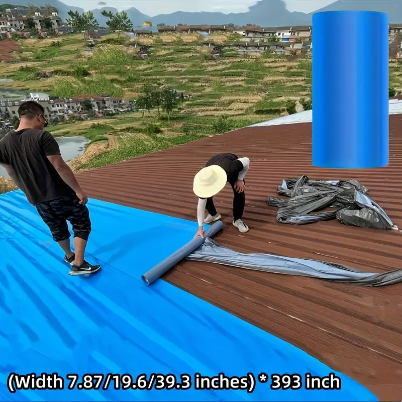 Heavy-Duty PVC Waterproof Tape for Metal Roofs - 19.99/49.78/99.82cm Wide x 9.98meter Long, Ideal for Large Industrial & Commercial Spaces, Prevents Leaks & Rust on Metal Surfaces