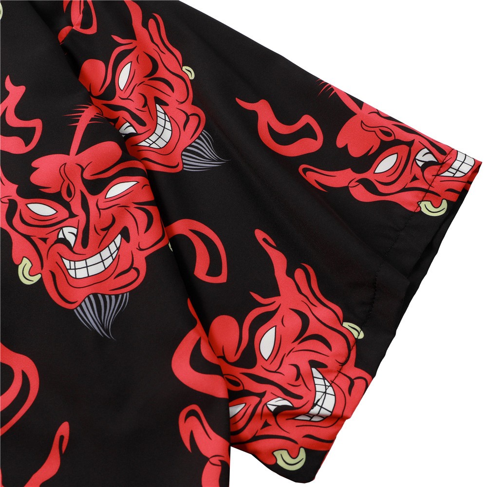 Men's Bold Demon Print Attire: The Ultimate Winner in Fashion