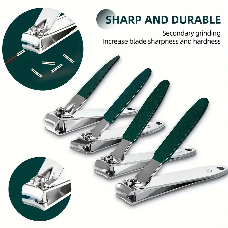 40-Piece Professional Nail Care Kit, Imported Original Set, Home Use, Full Set of Nail Trimming Tools, Manicure Tools, Pedicure Tools, Nail Clippers, Cuticle Nippers, Cuticle Pusher, Nail File, Nail Buffer, Nail Cleaner, No Fragrance