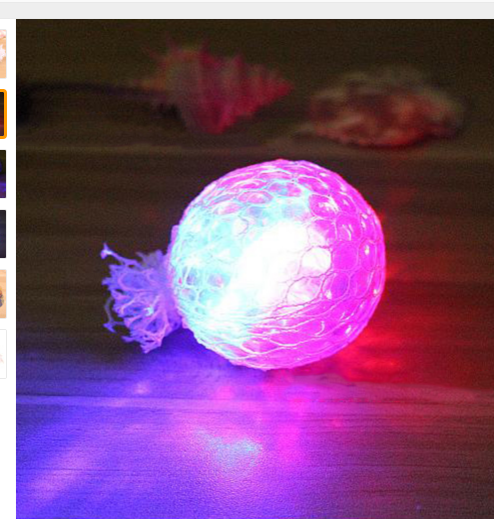 Mesh Ball Multi Color Vent Grape Ball Squeezing Toys