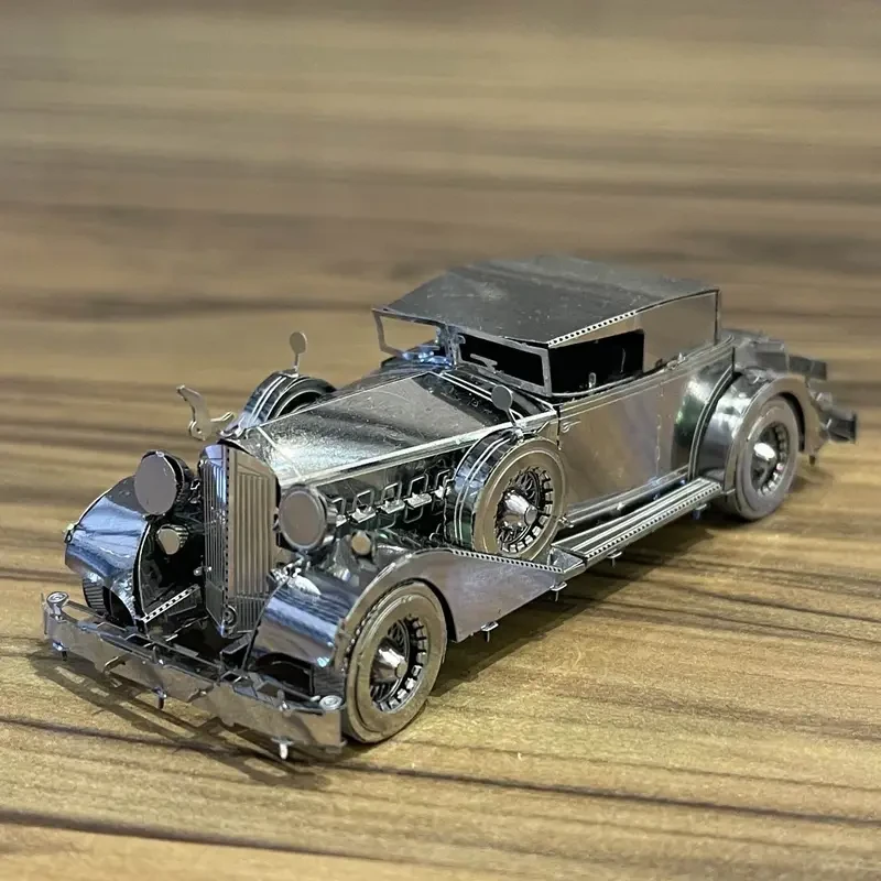 1934 Packard Classic Car DIY Assembly Model 3D Glue