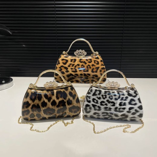 Leopard Print Fashion Retro Crossbody Bag For Women