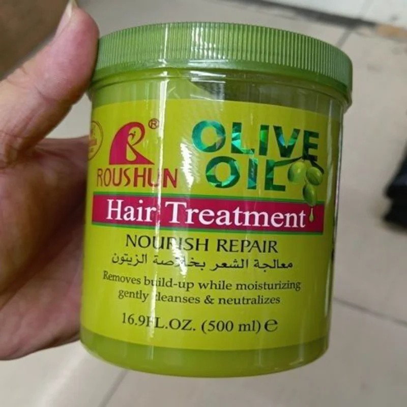 500ml Olive Oil Hair Treatment Conditioner Olives Hair Mask for Deep Hydration and Repair