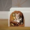 3D Mouse Reading Book in Mouse Hole - Wall Decal Sticker