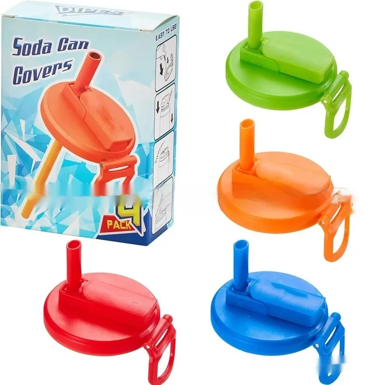 Reusable Soda Can Lid with Straw: Keep Your Drinks Fresh and Spill-Free