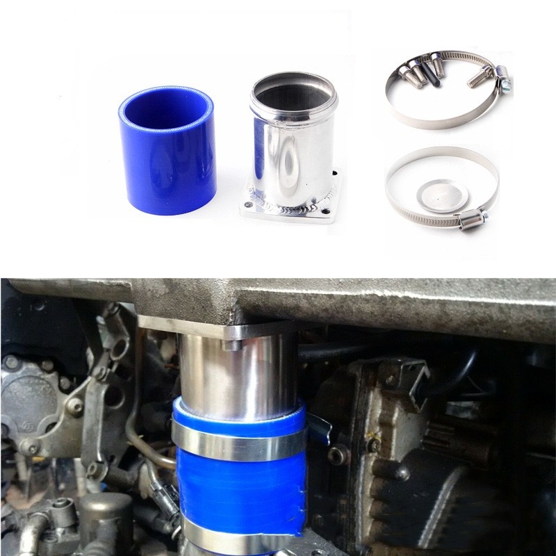 Car Modification EGR Exhaust Gas Recycling Valve Disassembly Pipe