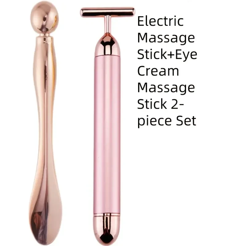 Electric T-shaped Beauty Roller For Face Lifting And Massaging