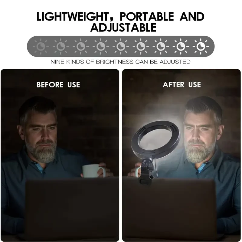 ZOMEI 6-inch Dimmable LED Selfie Ring Light