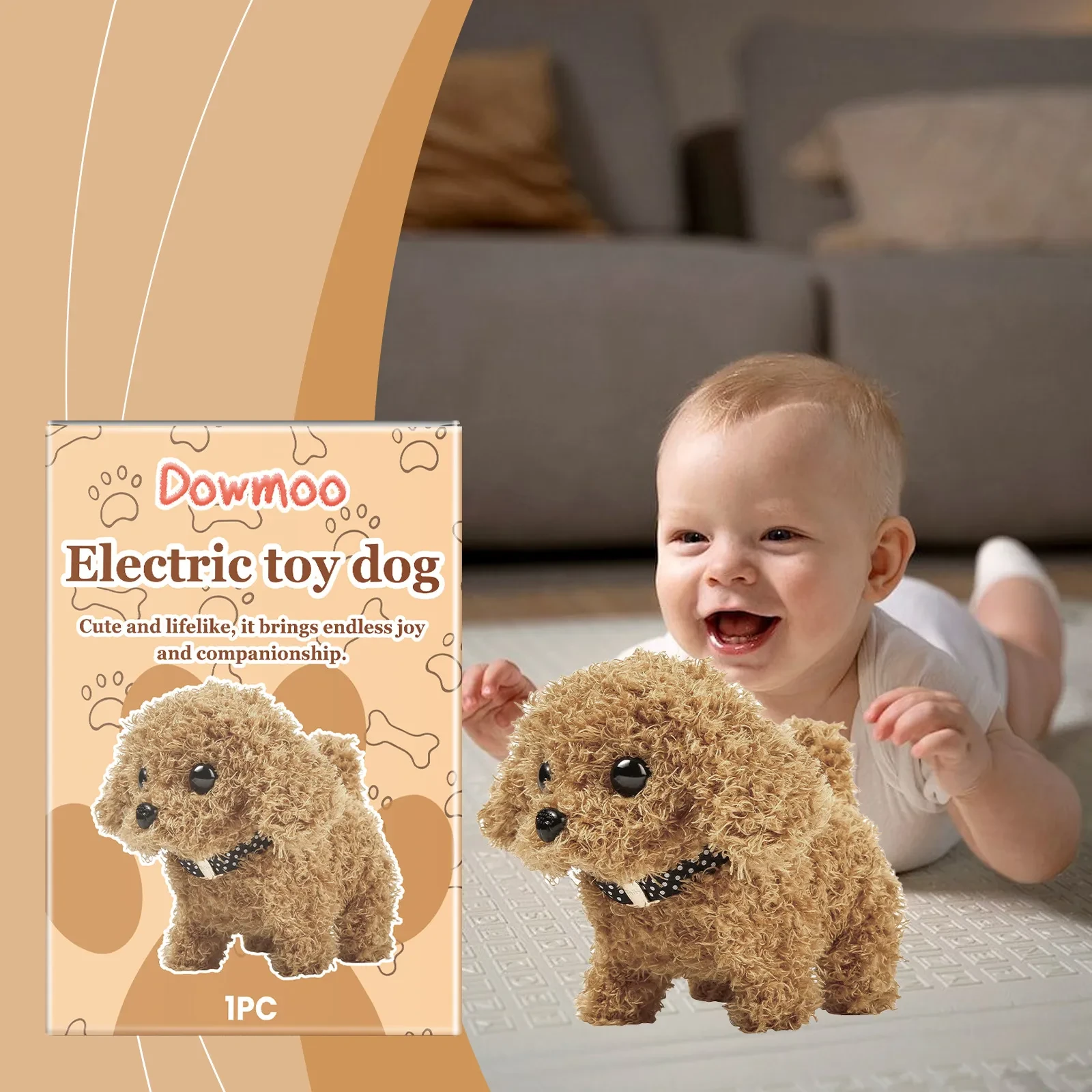 Creative Cartoon Design Plush Soft The Toy Dog