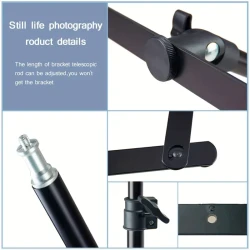 LAQIUIUE 26.01cm Adjustable Phone Ring Light with Tripod Stand