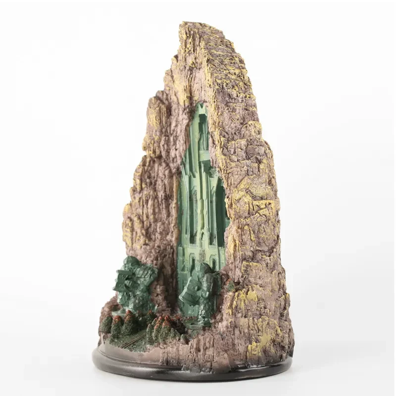 Elpoor Lonely Mountain Gate Statue Resin Ornament