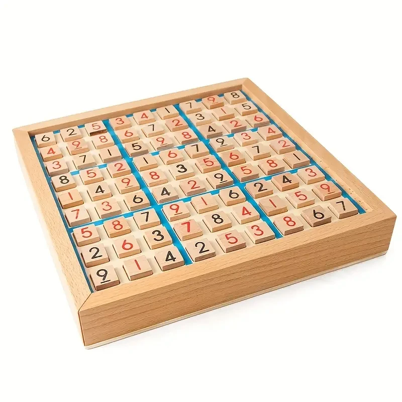 Wooden Sudoku Puzzle Game