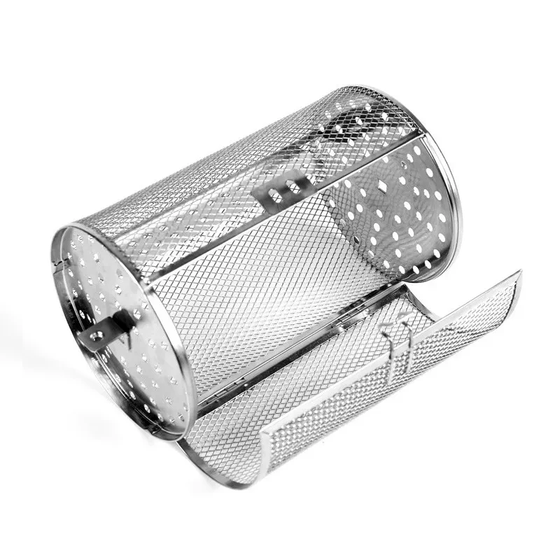 Electric oven rotating grill drum