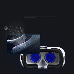 Head-Mounted Adjustable HD VR Glasses With Headset