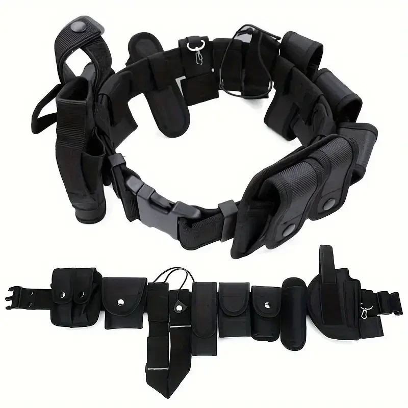 10-in-1 Multi-Functional Safety Gear Set, Nylon Waist Pouch Equipment - Waterproof