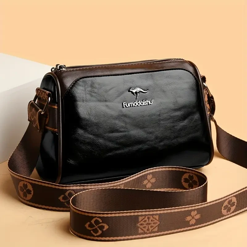 Fashion Solid Color Crossbody Bag