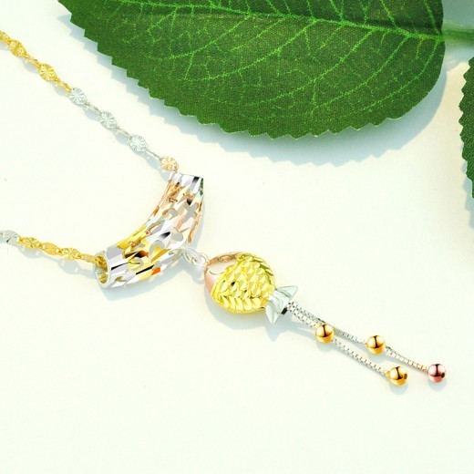 Sterling Silver Plated Pendant Feminine Silver Valentine's Day Gift