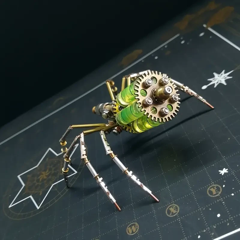 Steam Punk Metal Small Spider 3 Puzzle New Steam Punk Style 1pc