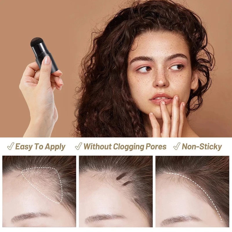 Pro Hairline Enhancer Stick  Waterproof, Sweat-Resistant Hair Filling Powder for Thinning Hair