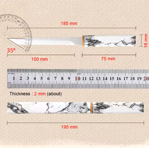 Utility Knife Slicing Meat Fruit Fish Knife Chef Cleaver Meat Chop Vegetable Kitchen Knives