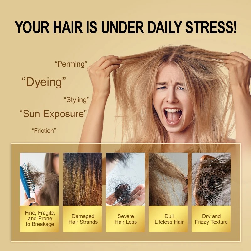 PURC Morocco Argan Oil Nourishing Hair Oil Smoothing Shine Soft Hair Serum for Repairing Damaged