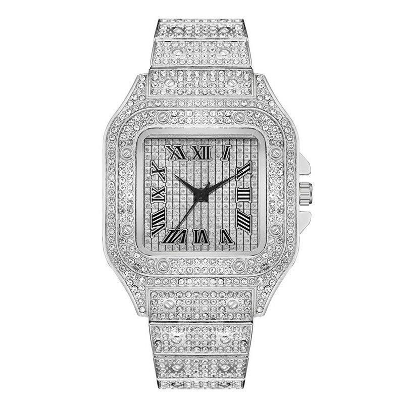 Luxury Diamond Gold Watch