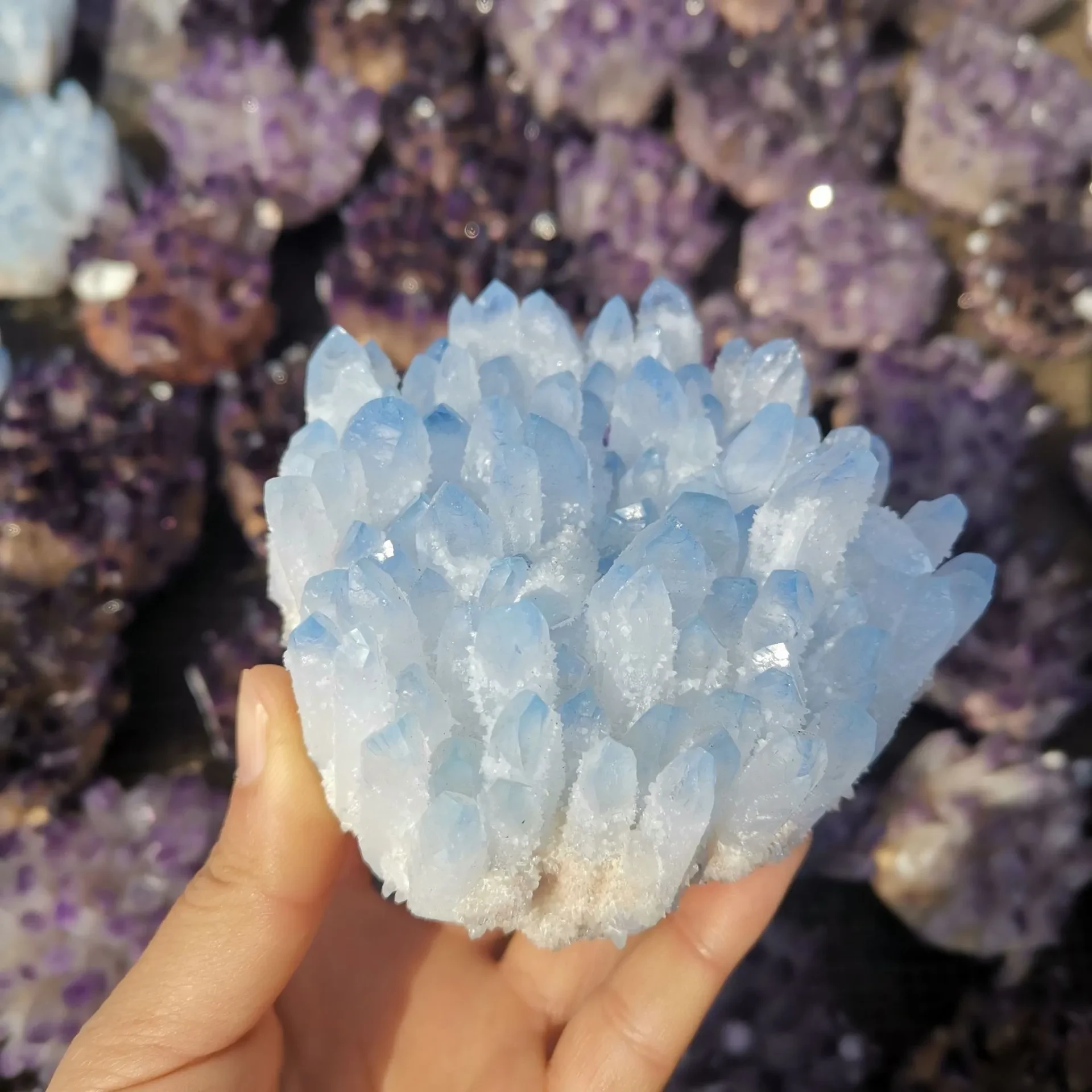 Modern Minimalist Crystal Rough Stone Ornament